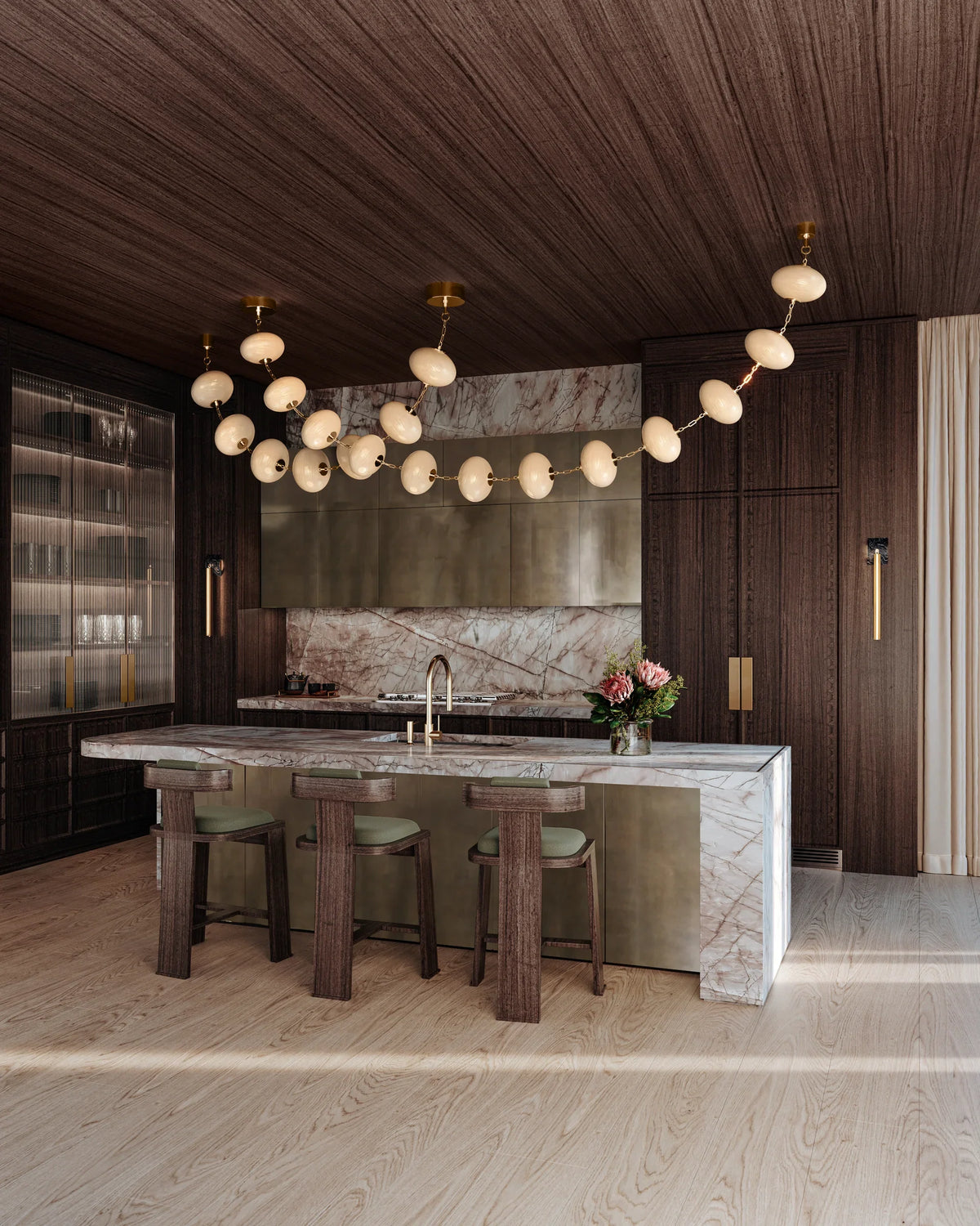 Chandelier + Pendants