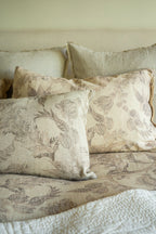 Meadowlark Queen Duvet Set, Brown