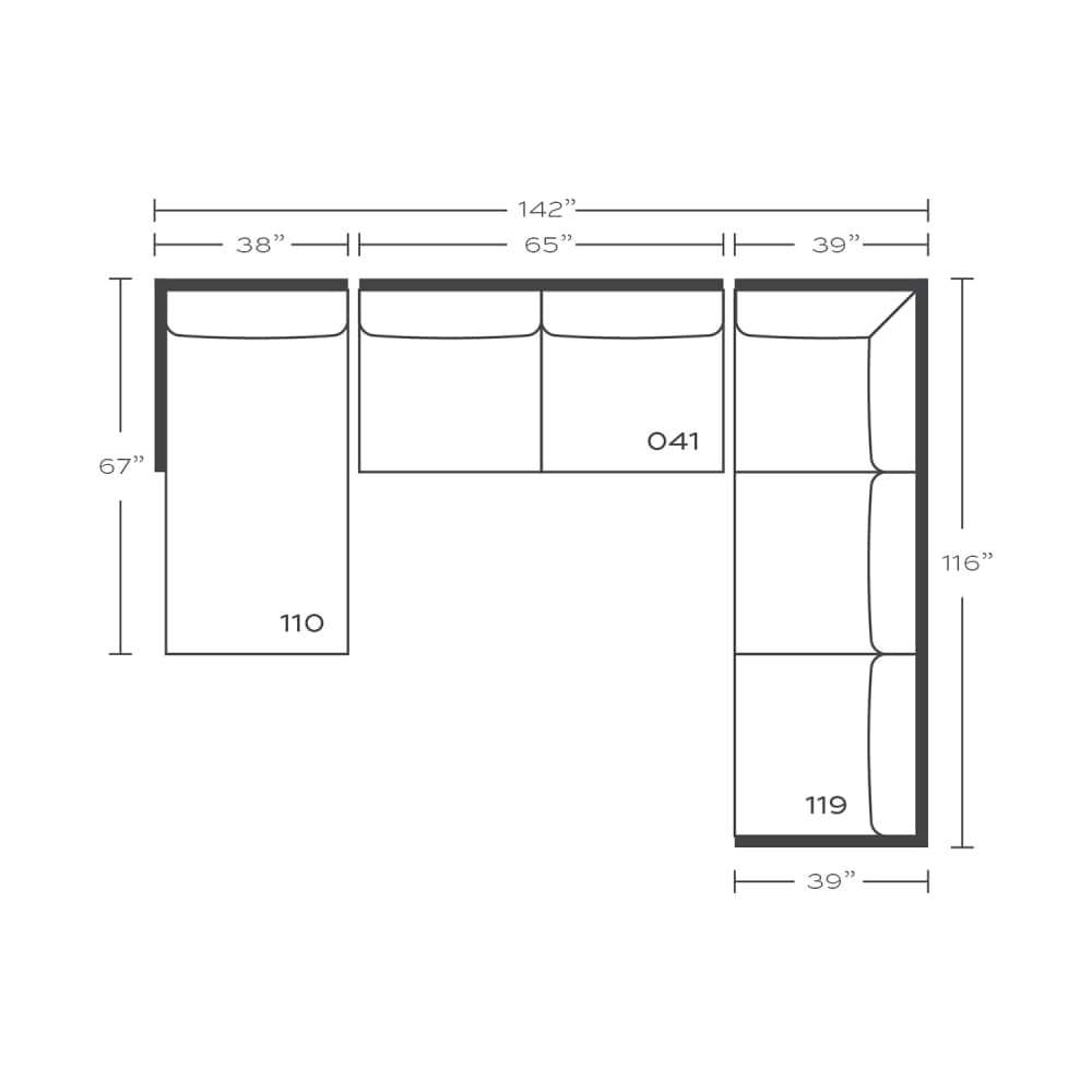 Rowe Furniture  Sylvie Sectional