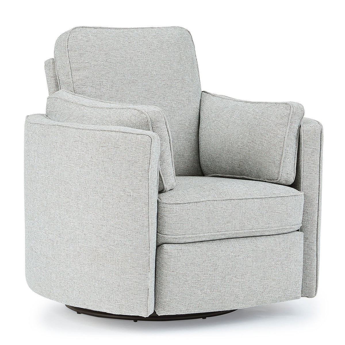 Luana Swivel Recliner in an alternate fabric