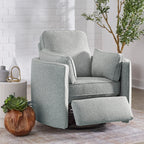 Luana Swivel Recliner in a living room