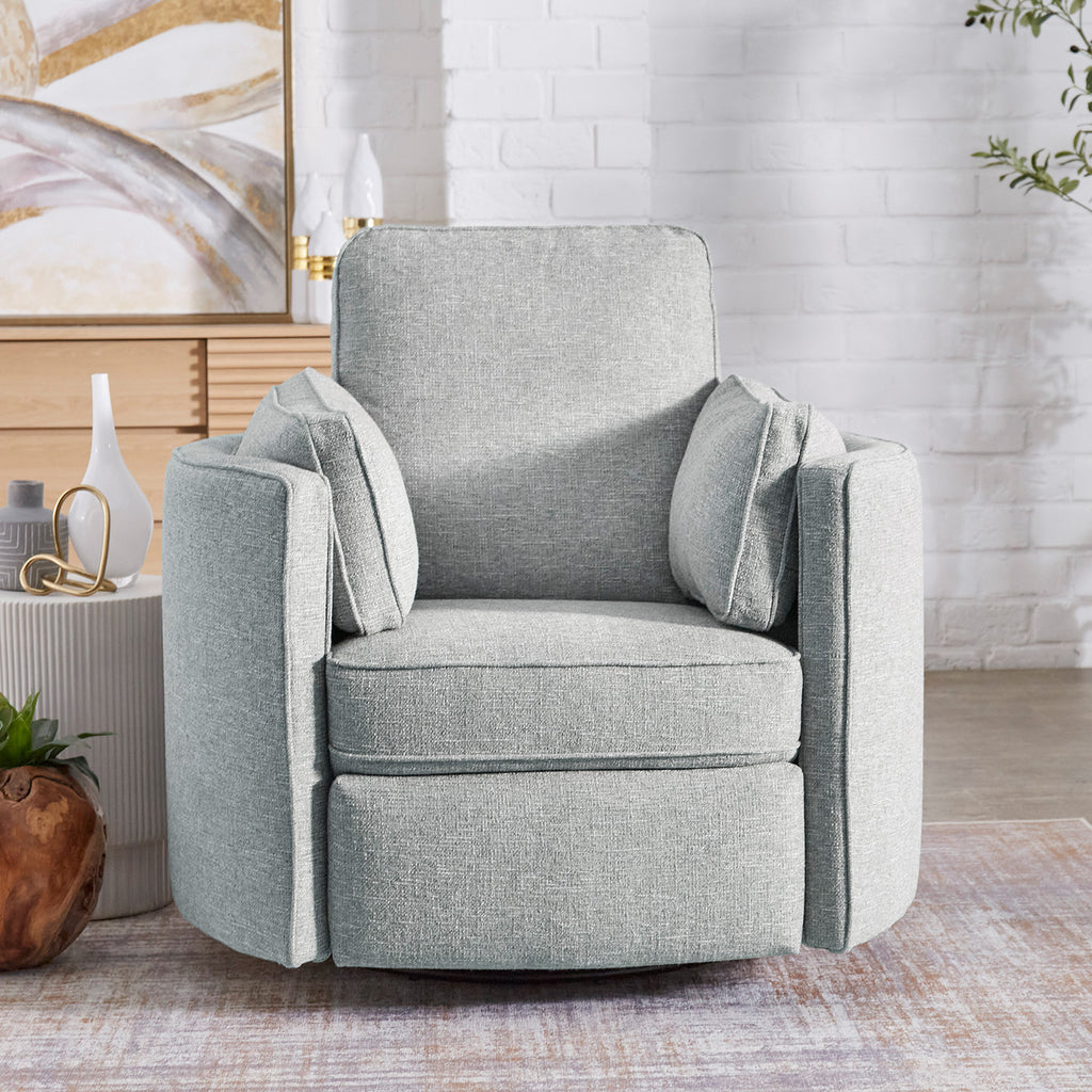 Luana Swivel Recliner in a room