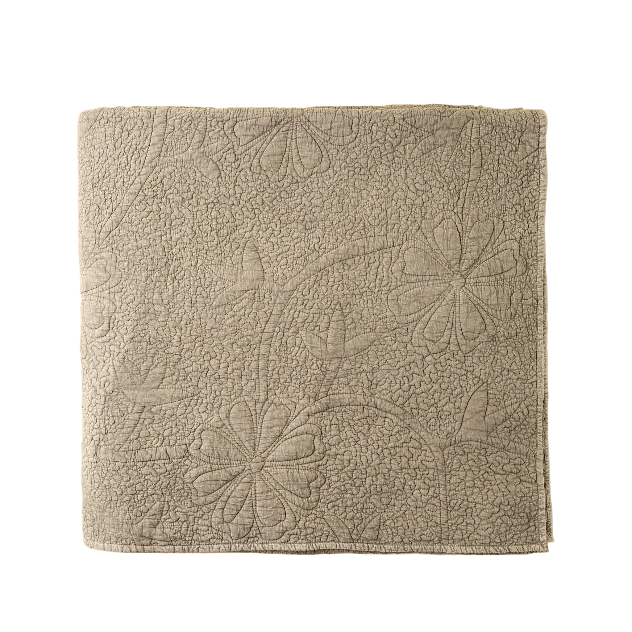 Palladio Quilted Bed Blanket, Stone