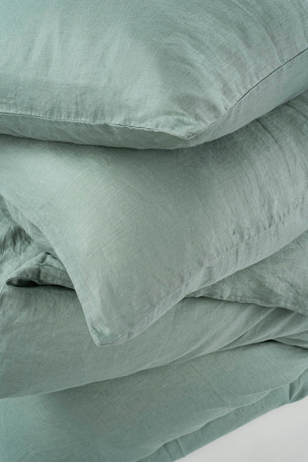 Reverie Linen Duvet Set Mist