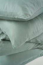 Reverie Linen Duvet Set Mist