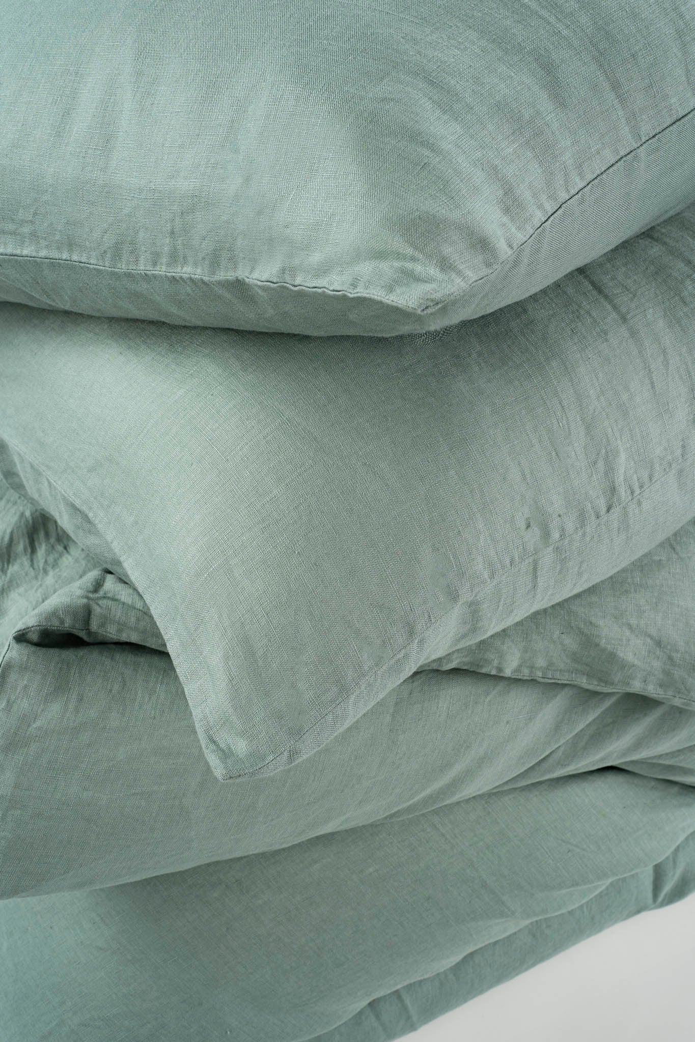 Reverie Linen Duvet Set Mist