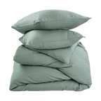 Reverie Linen Duvet Set Mist