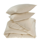 Reverie Linen Duvet Set Ivory