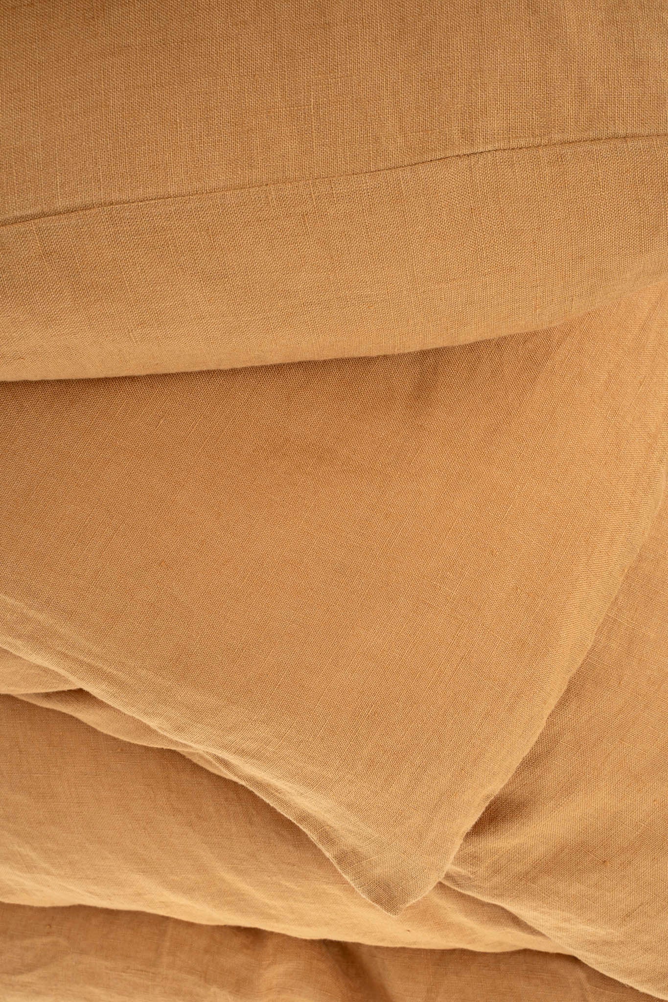 Reverie Linen Duvet Set Curry