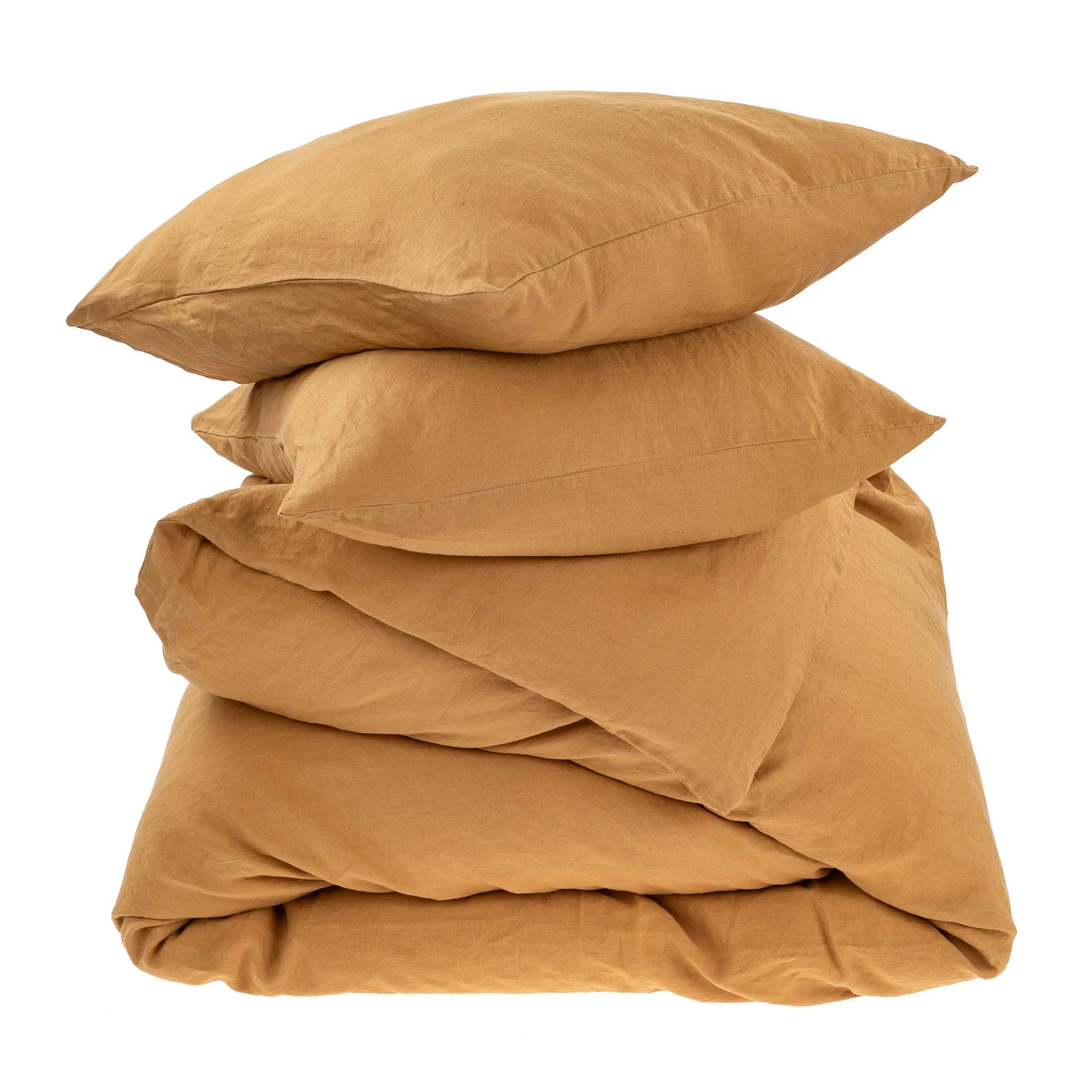 Reverie Linen Duvet Set Curry
