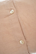 Lina Linen King Duvet Set Peony