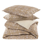 Astrid Block Print Duvet Set Gold
