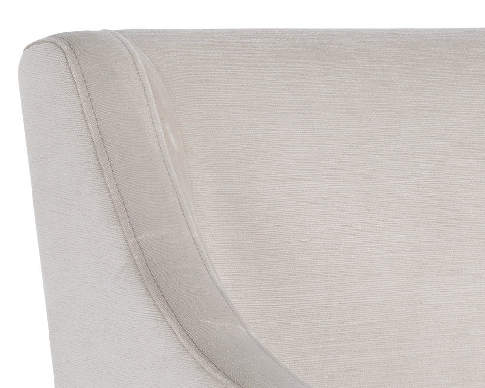 Zane Wheeled Dining Armchair
