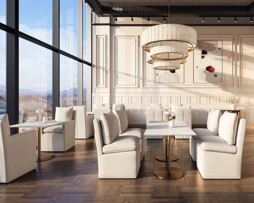 Glenrose Wheeled Dining Armchair