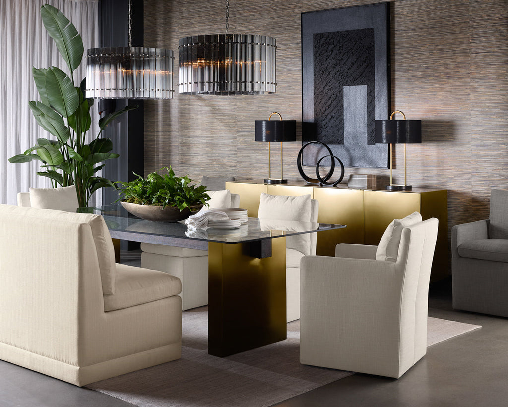 Glenrose Wheeled Dining Armchair