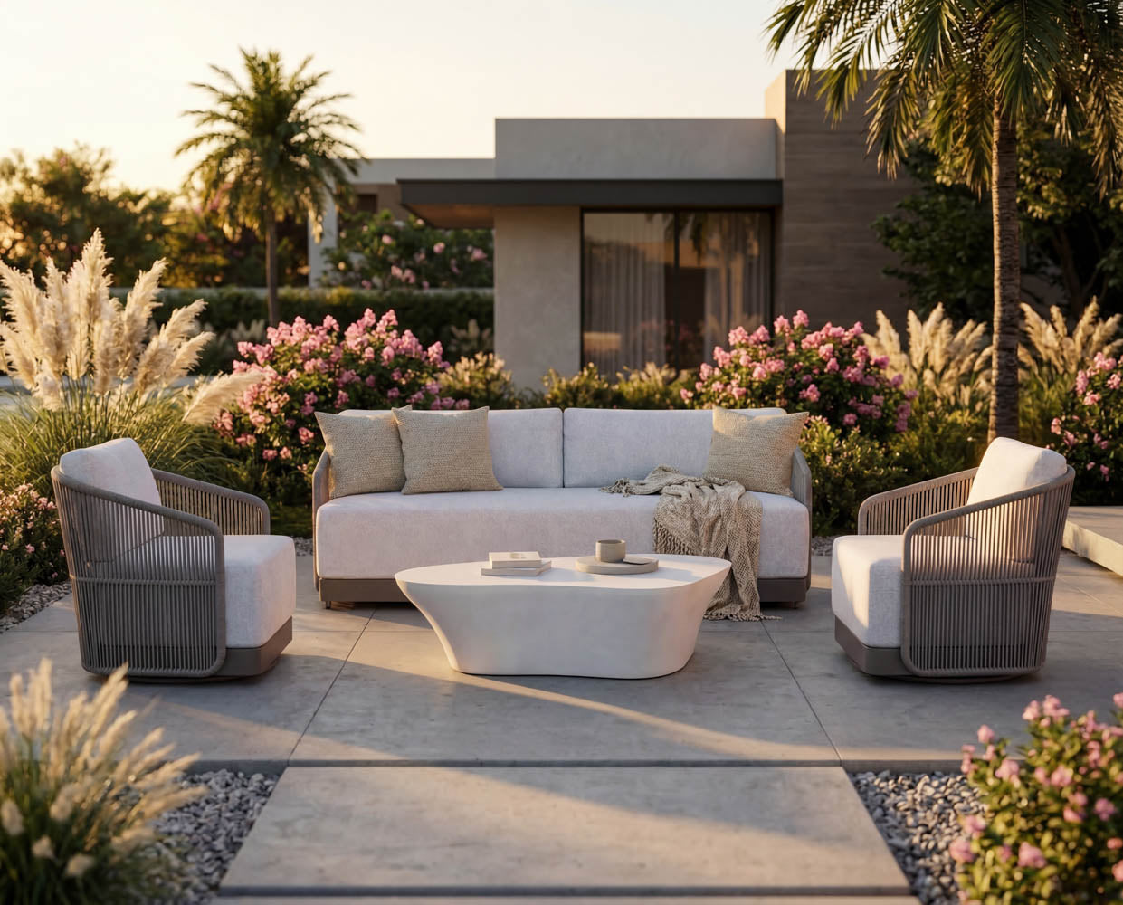 Allariz Sofa - Warm Grey