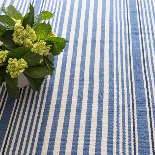 Rugby Stripe Handwoven Indoor/Outdoor Rug