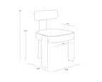Horton Dining Chair - Warm Brown