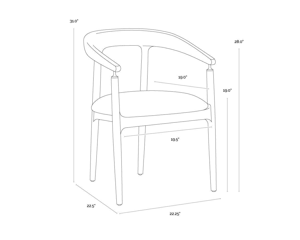 Valmont Dining Armchair
