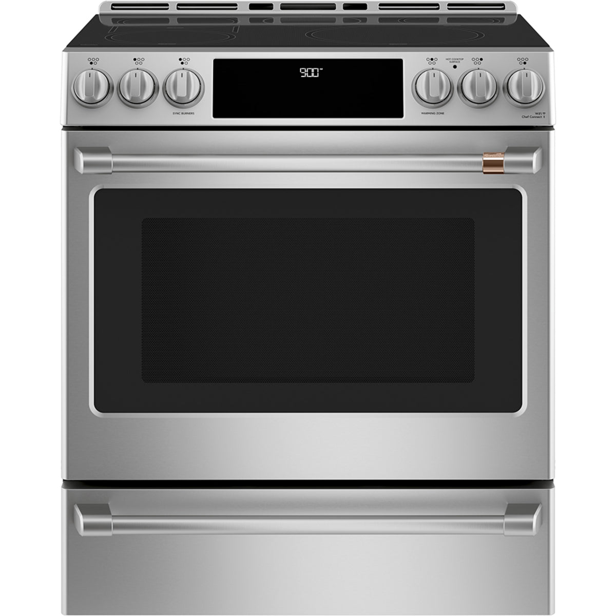 30" Induction Range with Warming Drawer and No-Preheat Air Fry in Stainless Steel