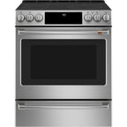 30" Slide-In Radiant Range with No-Preheat Air Fry in Stainless Steel