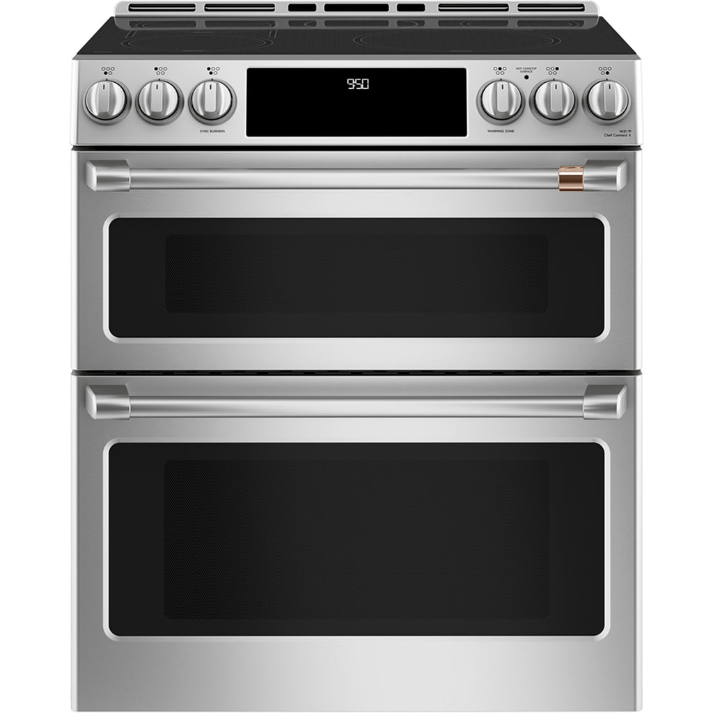 30" Induction Range with Double Oven and No-Preheat Air Fry in Stainless Steel