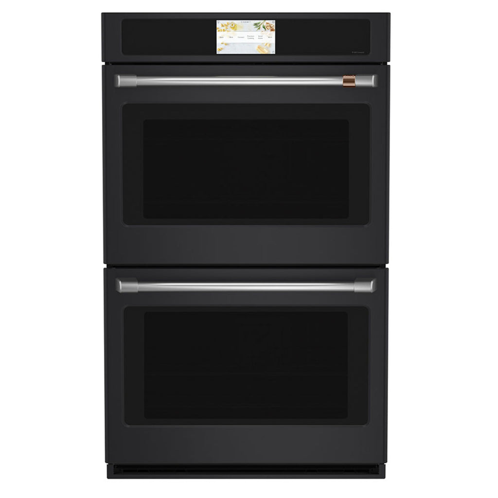 30" Built-In Convection Double Wall Oven in Matte Black