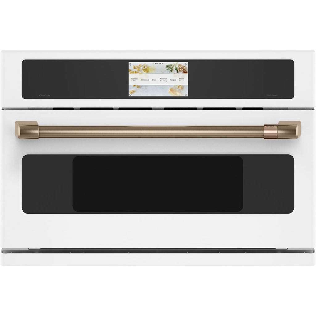 30" Smart Five in One Oven with 120V Advantium Technology in Matte White