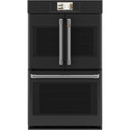 Professional Series 30" Smart Built-In French-Door Double Wall Oven in Matte Black
