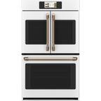 Professional Series 30" Smart Built-In French-Door Double Wall Oven in Matte White