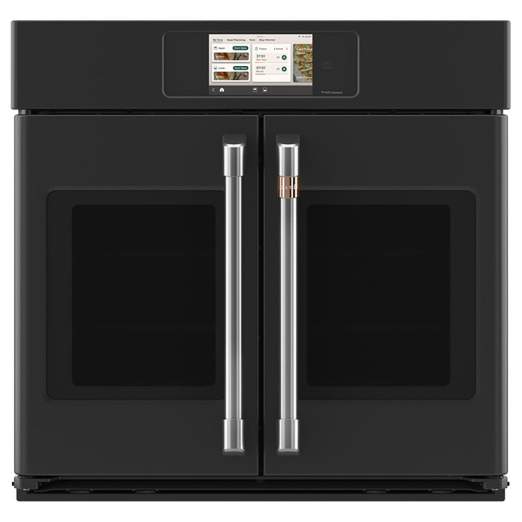 Professional Series 30" Smart Built-In French-Door Single Wall Oven in Matte Black