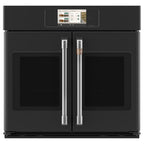 Professional Series 30" Smart Built-In French-Door Single Wall Oven in Matte Black