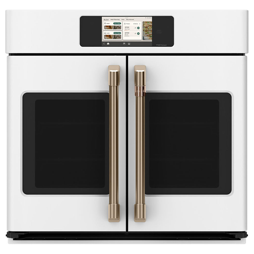 Professional Series 30" Smart Built-In French-Door Single Wall Oven in Matte White
