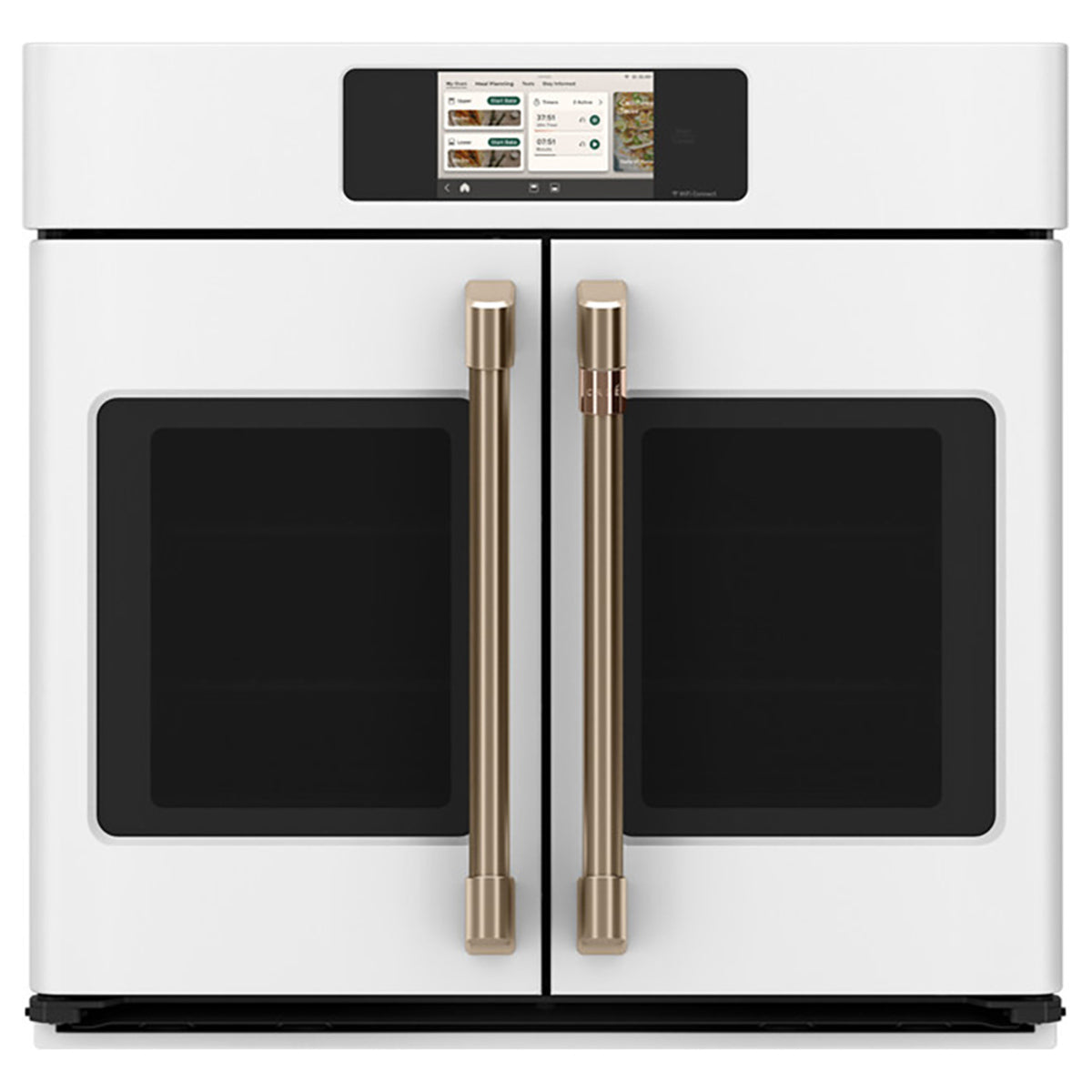 Professional Series 30" Smart Built-In French-Door Single Wall Oven in Matte White