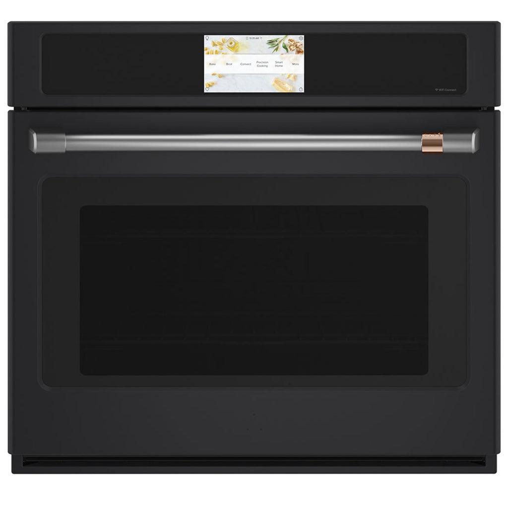 30" Built-In Convection Single Wall Oven with No-Preheat Air Fry in Matte Black