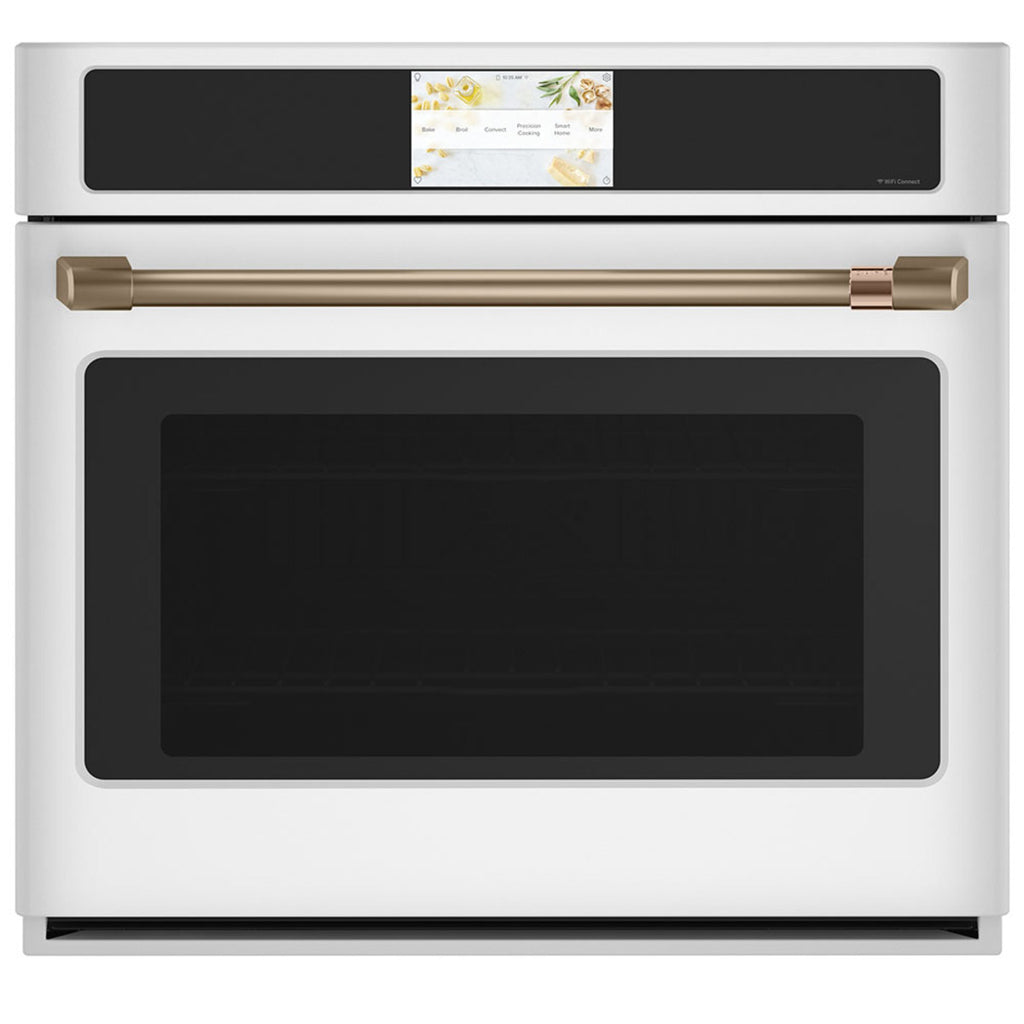 30" Built-In Convection Single Wall Oven with No-Preheat Air Fry in Matte White