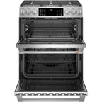 30" Double Oven Gas Range with No-Preheat Air Fry in Stainless Steel