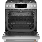 30" Slide-In Gas Range with Convection and No-Preheat Air Fry in Stainless Steel