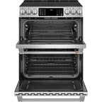 30" Slide-In Radiant Double Oven Range with No-Preheat Air Fry in Stainless Steel