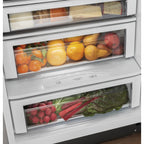 21.9 Cu. Ft. Counter-Depth Side-by-Side Refrigerator in Stainless Steel