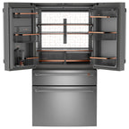 23.2 Cu. Ft. Counter-Depth 4-Door French-Door Refrigerator with Dual-Dispense AutoFill Pitcher in Stainless Steel