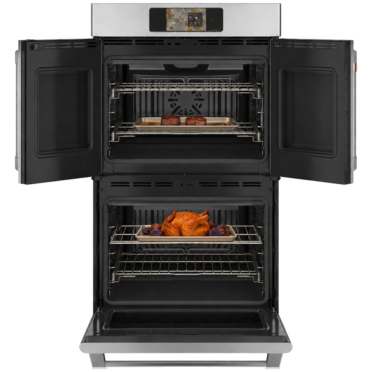 Professional Series 30" Smart Built-In French-Door Double Wall Oven in Stainless Steel