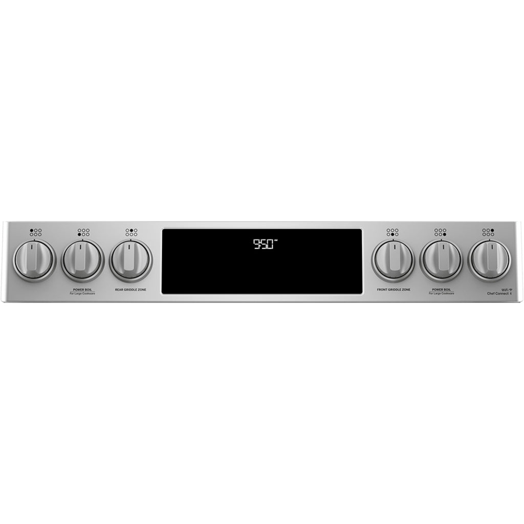30" Dual-Fuel Range with Double Oven and No-Preheat Air Fry in Stainless Steel