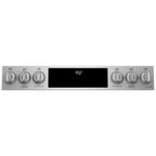 30" Dual-Fuel Range with Double Oven and No-Preheat Air Fry in Stainless Steel