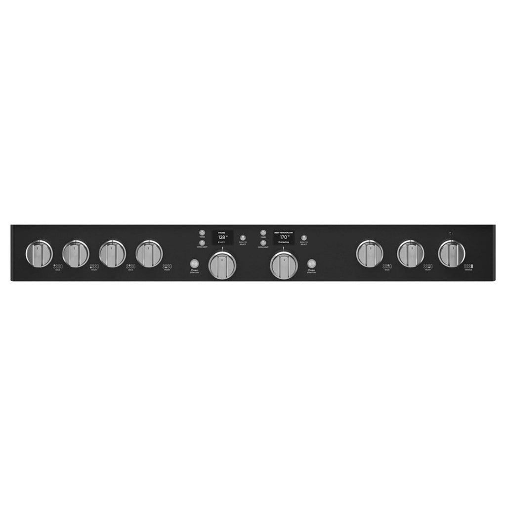 48" Smart Dual-Fuel Commercial-Style Range with No-Preheat Air Fry in Matte Black