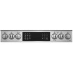 30" Slide-In Front Control Electric Range with Warming Drawer in Stainless Steel