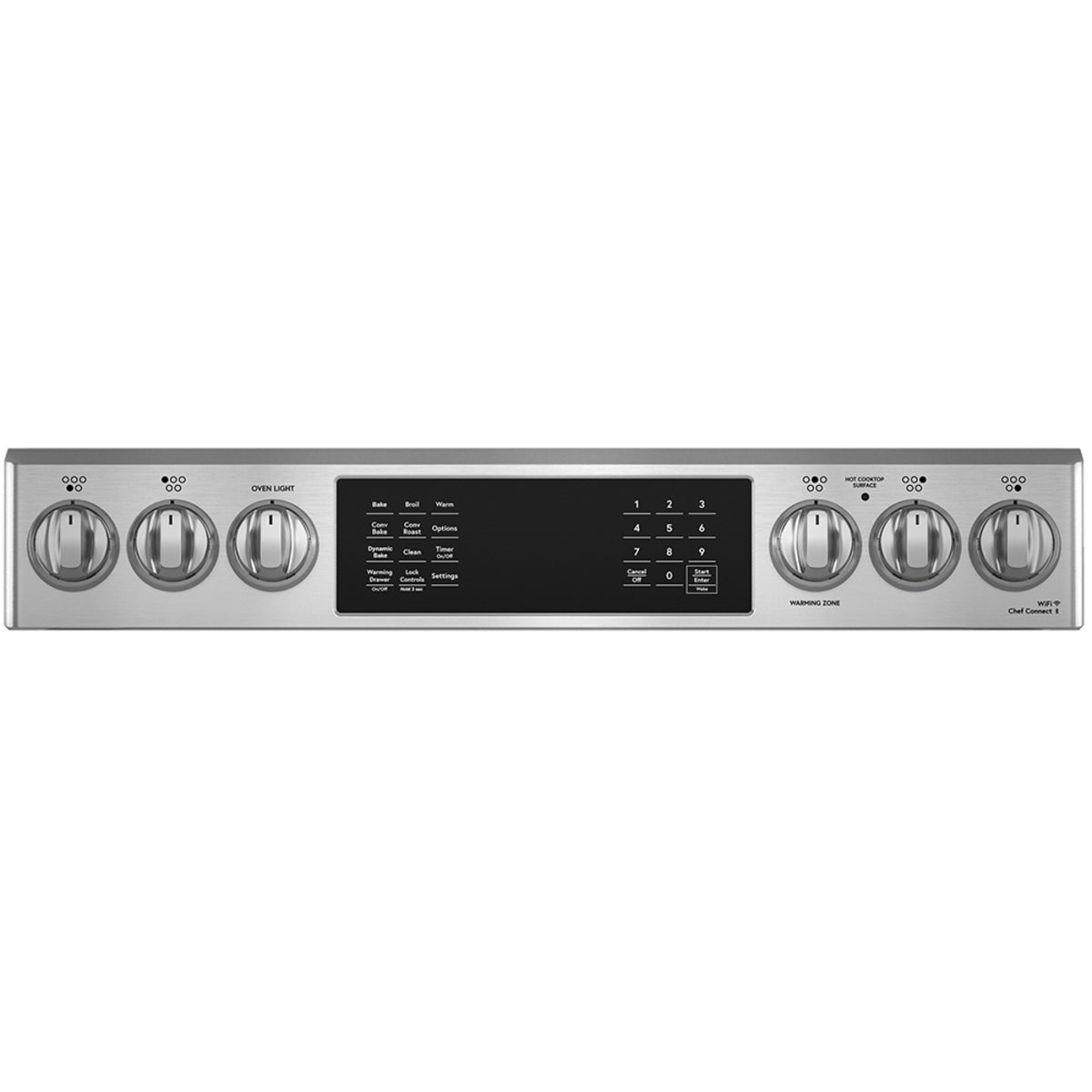 30" Slide-In Front Control Electric Range with Warming Drawer in Stainless Steel