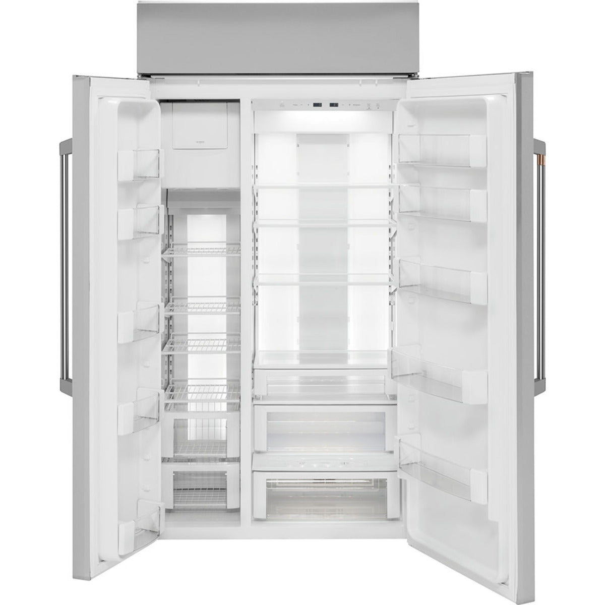 42" Built-In Side-by-Side Refrigerator in Stainless Steel