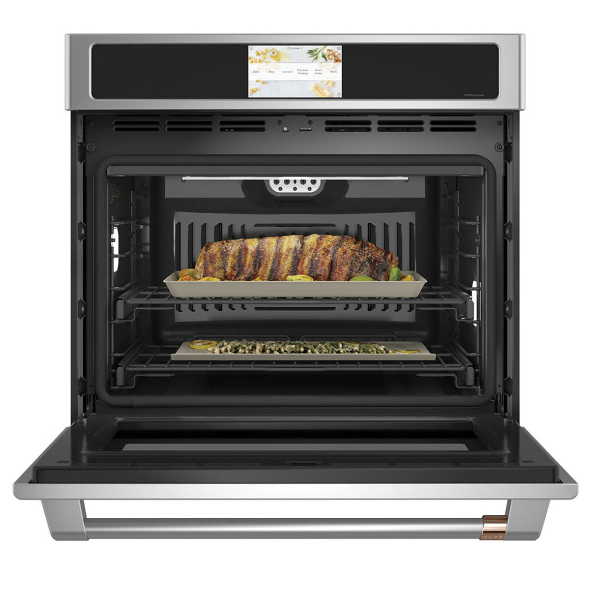 30" Built-In Convection Single Wall Oven with No-Preheat Air Fry in Stainless Steel