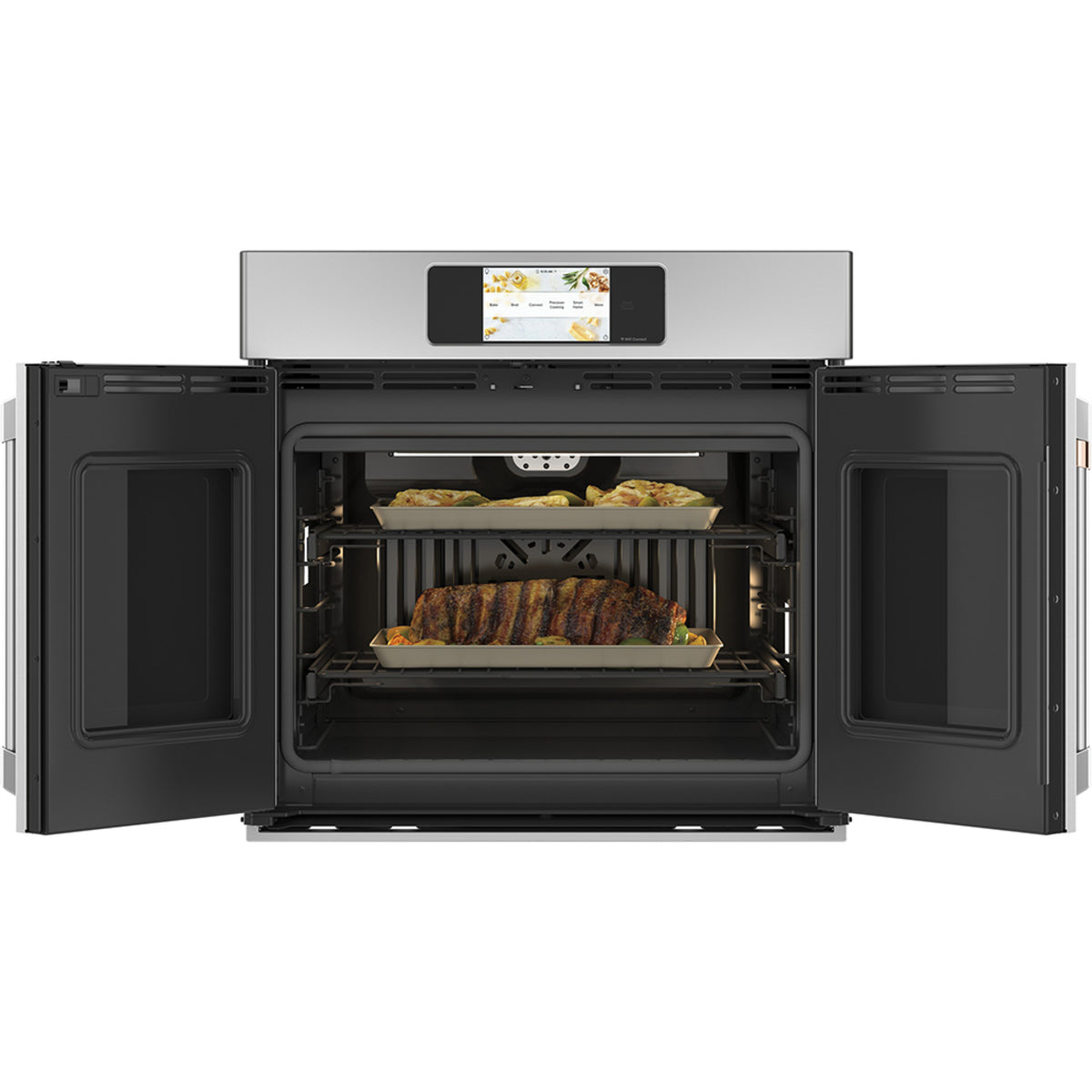 30" Built-In French-Door Single Convection Wall Oven in Stainless Steel